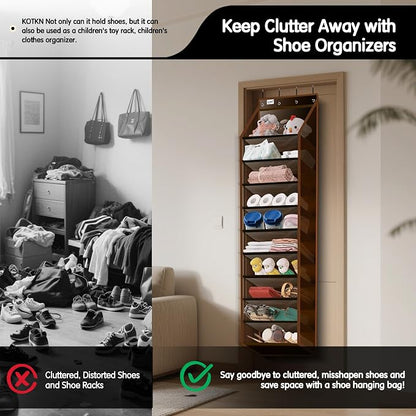 10 Tier Over The Door Organizer - Image 6