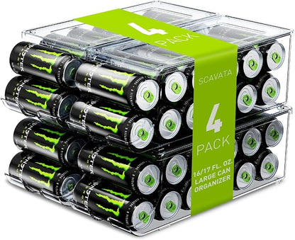 4 Pack Tall Skinny Can Organizer by Tidyyourlife
