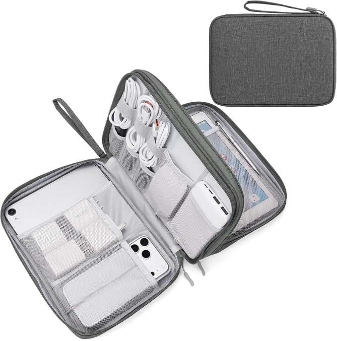 FYY Electronic Organizer, Extra Large Travel Cable Organizer Bag Pouch Portable by FYY