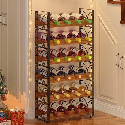 X-cosrack Wine Racks Free Standing Floor, 6-Tier 24 Bottles Wine Rack by X-cosrack