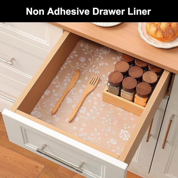 Cooyes Shelf Liner – Premium Non-Adhesive Cabinet & Drawer Liner - Image 4