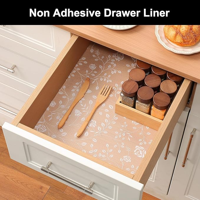 Cooyes Shelf Liner – Premium Non-Adhesive Cabinet & Drawer Liner - Image 5