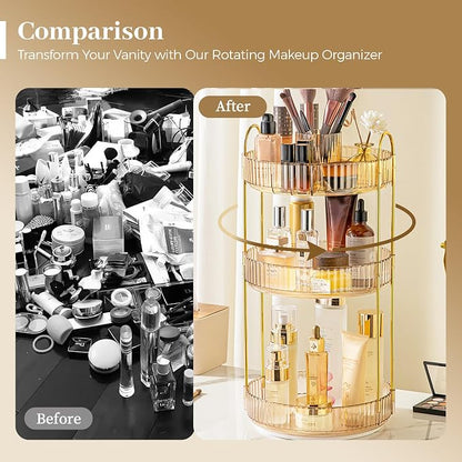 Aveniee 360° Rotating Makeup Organizer - Image 4