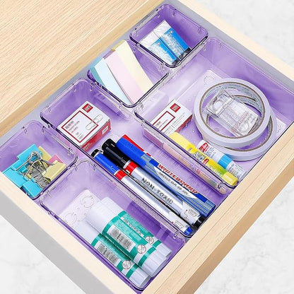 25 PCS Drawer Organizer Set, 4 Varied Size Bathroom and kitchen Drawer cabinet - Image 5