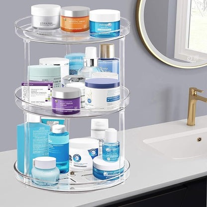 3 Tier Lazy Susan Bathroom Organizer - Image 3