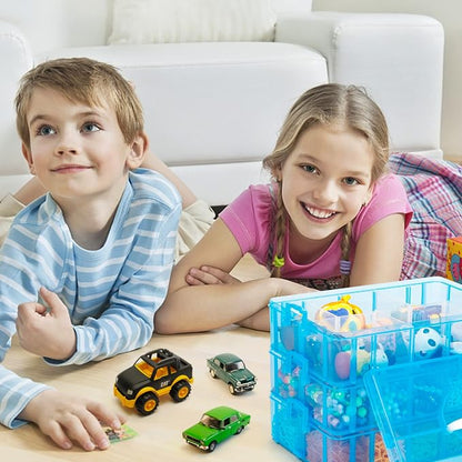 INSCRAFT 7 Layers Stackable Storage Container, 70 Adjustable Compartments - Image 6