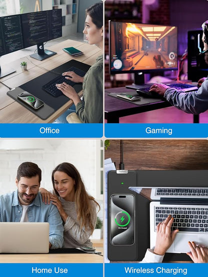 TopMade Wireless Charging Mouse Pad, Gaming Mousepad - Image 8