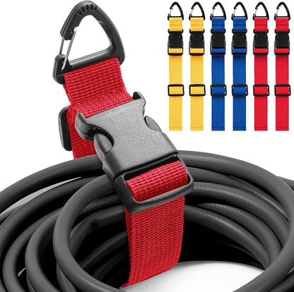 6 Pack 17 Inch Adjustable Extension Cord Holder Organizer by Wowangce