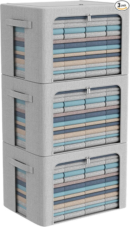 CYhom 3Pack Foldable Storage Bins by CYhom
