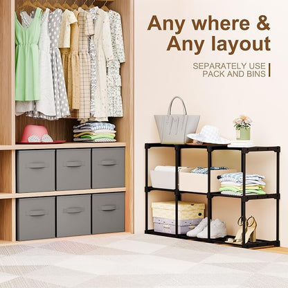 Briwooody 9 Cube Storage Organizer Bins - Image 6