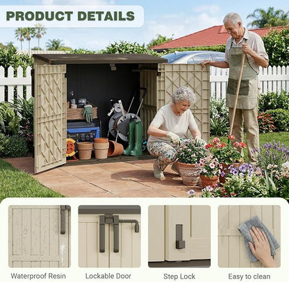 LHBcraft Waterproof Outdoor Storage Box 36 Cu Ft - Image 2