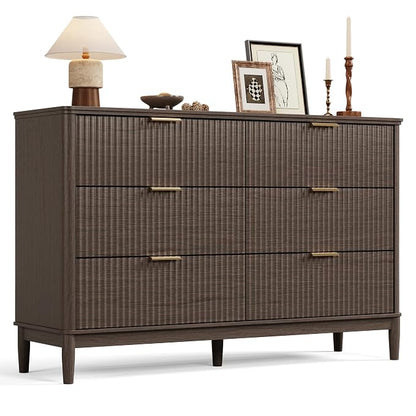 LINSY Fluted Dresser for Bedroom by Linsy