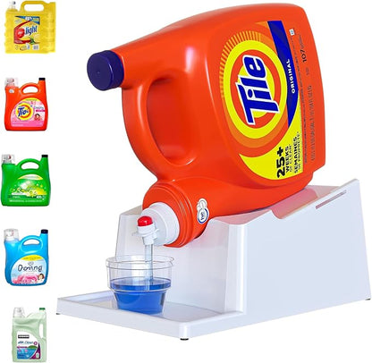 TidyFriend No-Spill Liquid Laundry Detergent Dispenser Holder, Laundry Soap by Skywin