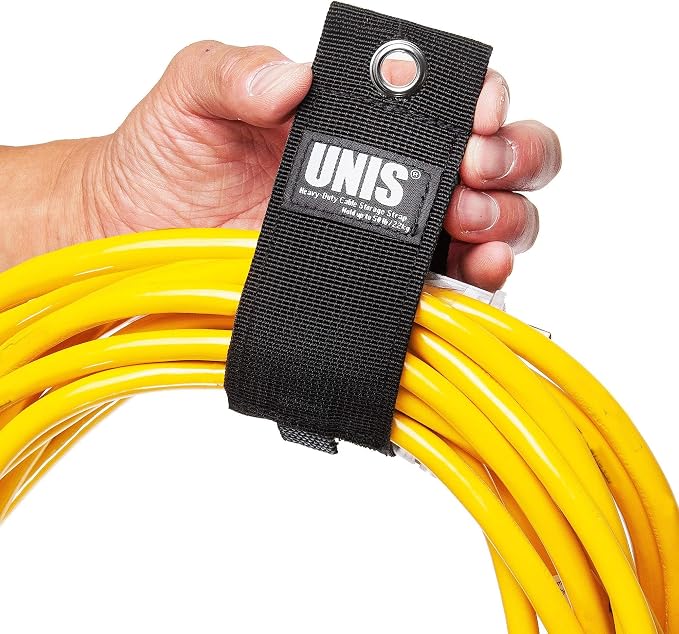 8 Pack Heavy Duty Large 13-inch Extension Cord Storage Extendable Cable Ties - Image 6