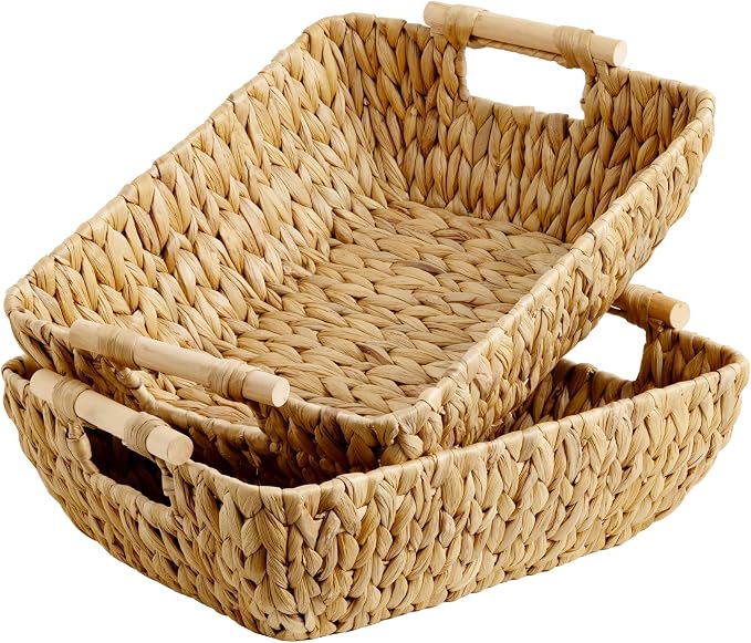 StorageWorks Hand-Woven Storage Baskets by StorageWorks