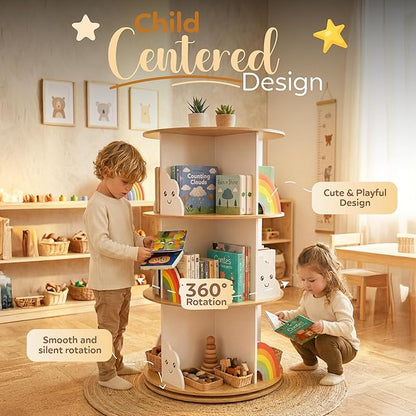 pimlyo® Rotating Bookshelf Kids - Image 2