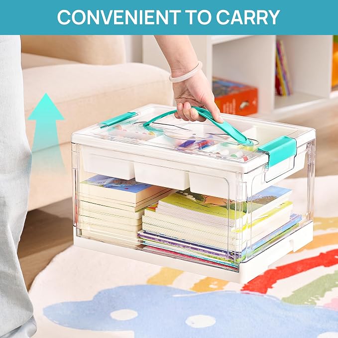Vtopmart 24 QT Clear Craft Organizer - Image 4