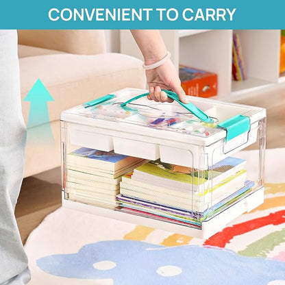 Vtopmart 24 QT Clear Craft Organizer - Image 4