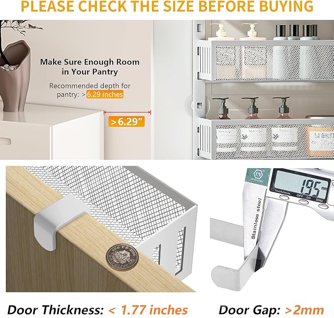 10-tier Over The Door Pantry Organizer - Image 5