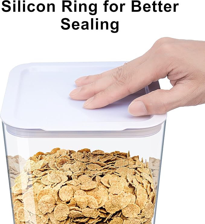Cereal Dispenser Countertop, Cereal Containers Storage, 5L Organization and - Image 4