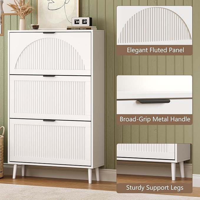 BORNOON Shoe Cabinet for Entryway - Image 5
