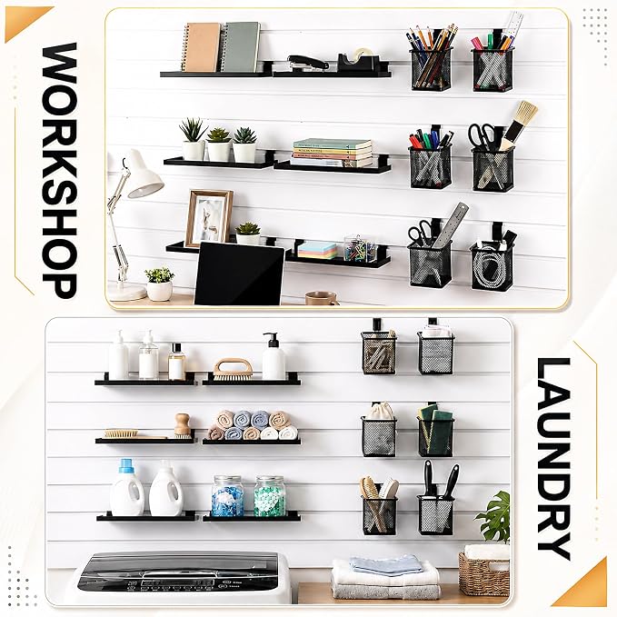 12 Sets Slatwall Accessories Shelves Cups - Image 7