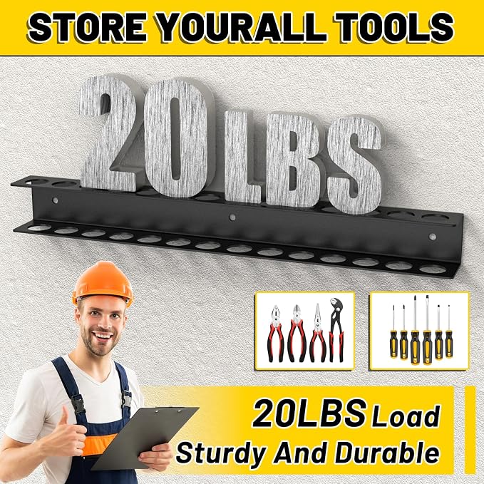 Screw Driver Holder Wall Mount, Screwdriver Organizer, Metal Plier Organizer - Image 5