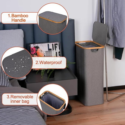 efluky Slim Laundry Hamper - Image 4
