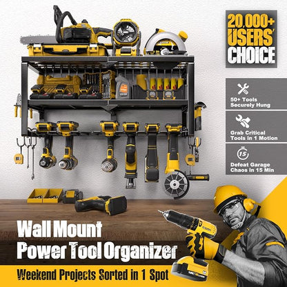 Spampur Power Tool Organizer for Tool Storage, Drill Holder Wall Mount - Image 2