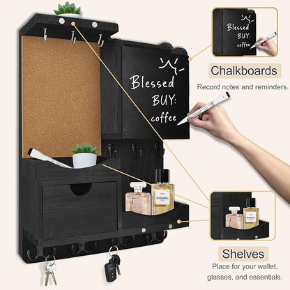 Key Holder Wall Mount, Mail Organizer Key Holder - Image 7