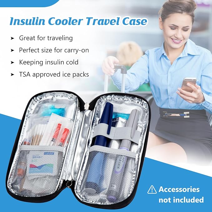 YOUSHARES Insulin Cooler Travel Case - Image 2