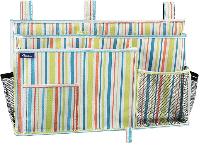 Surblue Bedside Caddy Hanging Bed Organizer Storage Bag Pocket by SURBLUE