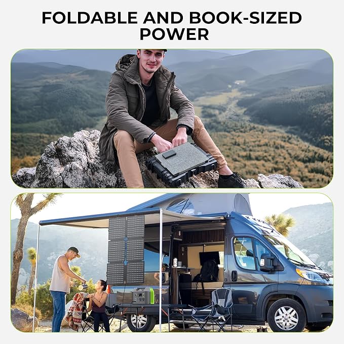 Portable Solar Generator, 300W Portable Power Station - Image 3