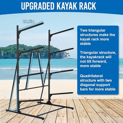 Kayak Storage Rack, Kayak Wall Mount Rack, Kayak Rack - Image 2