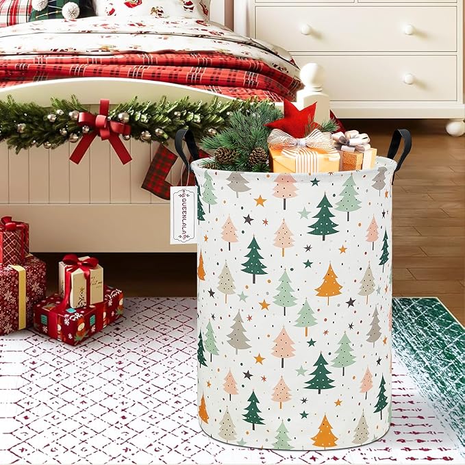QUEENLALA Large Storage Basket, Laundry Hamper/Bathroom/Home Decor/Collapsible - Image 4