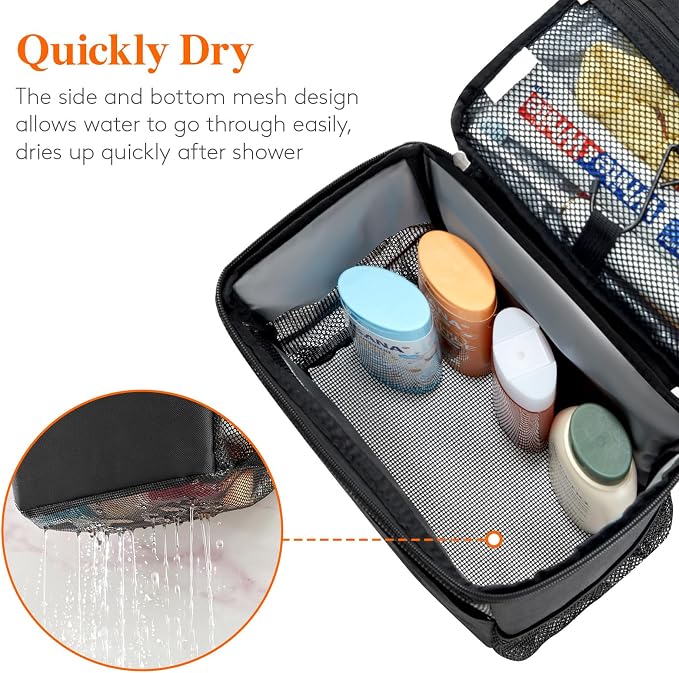 Lifewit Shower Bag Mesh Shower Caddy Portable College Dorm Room Essentials Tote - Image 5