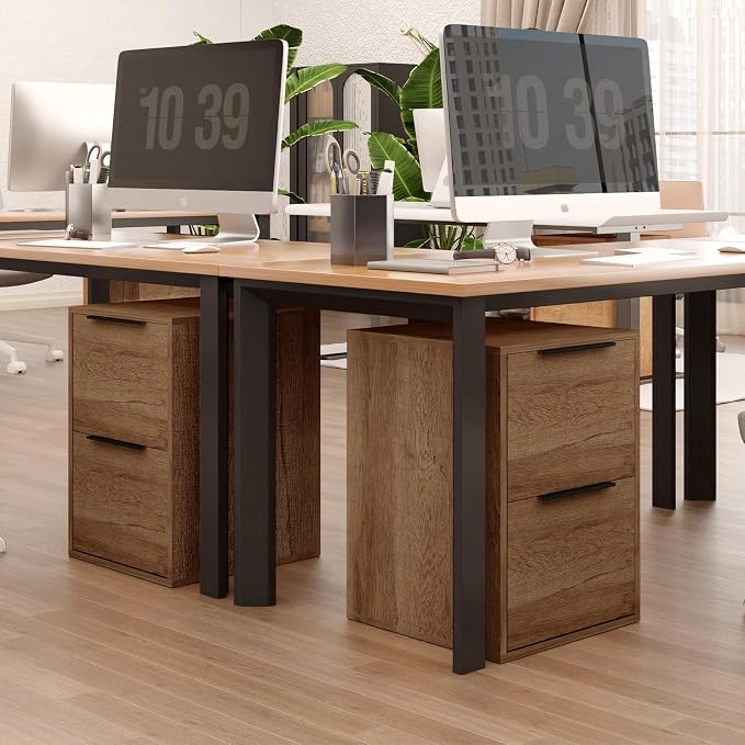 LUCYPAL 2 Drawer File Cabinet, Wood File Cabinets - Image 7