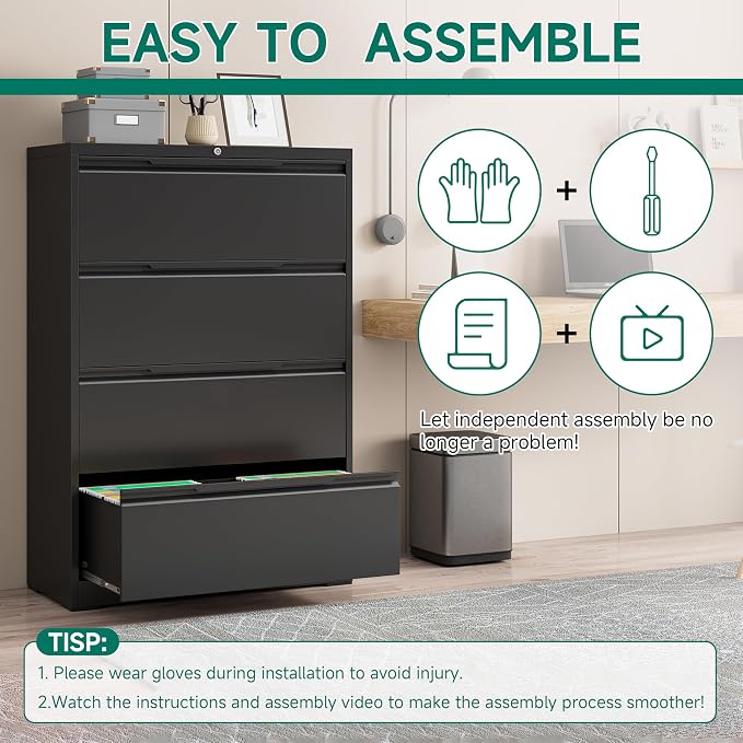 Metal Steel Filling Cabinets for Home Office - Image 4