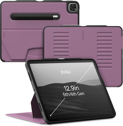 ZUGU Case for iPad Pro 12.9 Case 5th / 6th Generation Stand 2021/2022, Slim by ZUGUCASE