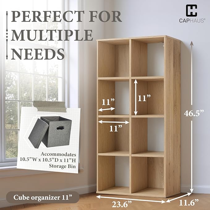 CAPHAUS Sturdy Room 11-Inch Cube Storage Organizer Shelf, - Image 3