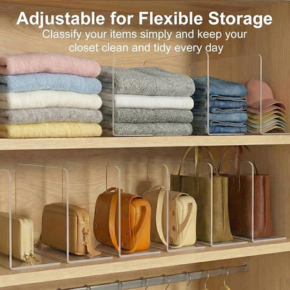 SortNStore Shelf Dividers for Closet Organization: 10" Tall x 12" Deep - Image 5