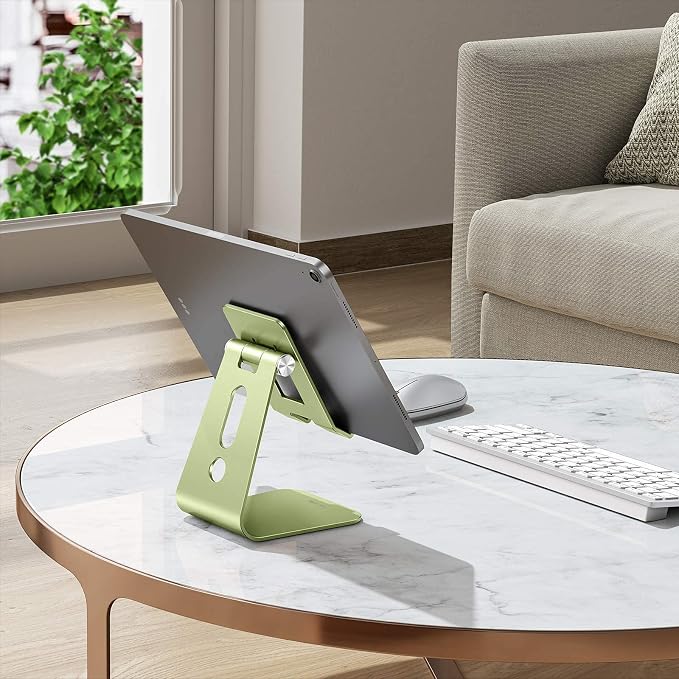 OMOTON Adjustable Tablet Stand for Desk, Upgraded Longer Arms for Greater - Image 6