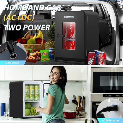 Mini Fridge for Bedroom, 15 Litre/21 Cans Portable Mini Refrigerator - Image 3