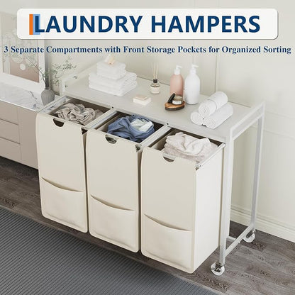 Garvee Rolling Laundry Hamper - Image 6