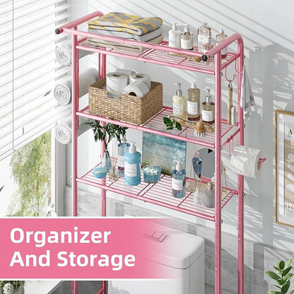 Simple Trending 3 Tier Over The Toilet Rack, Shelf Bathroom, Bathroom Stand - Image 6