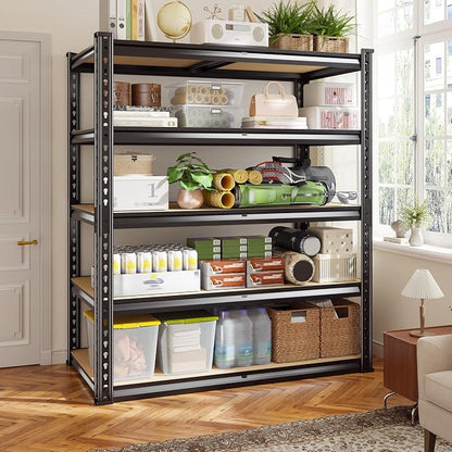 72.1" H Garage Shelving 2030LBS Garage Storage Shelves, 5 Tier Adjustable Metal - Image 8