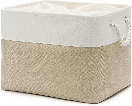 16x12x12 In Foldable Fabric Large Storage Bins by VQRTEXAStorageBasket