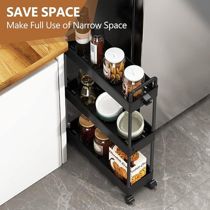 SOLEJAZZ Slim Rolling Storage Cart - Image 4