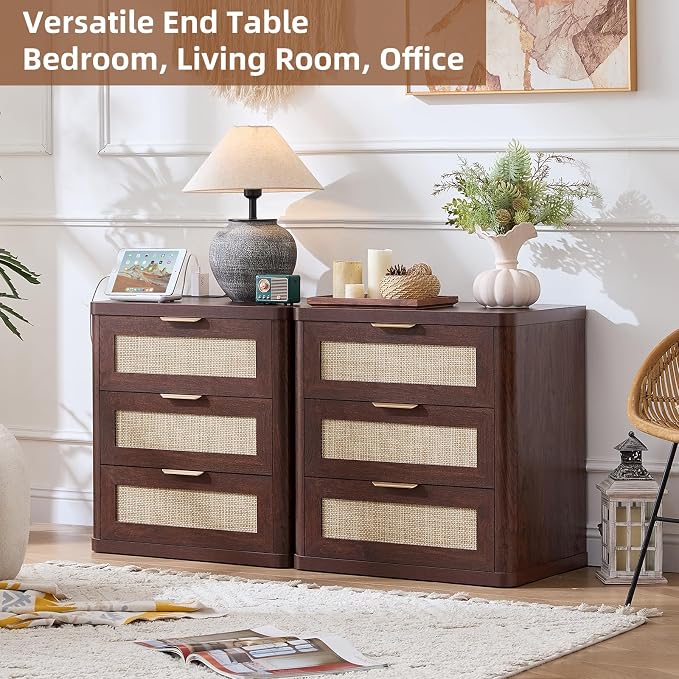LEYAOYAO Rattan Night Stand - Image 6