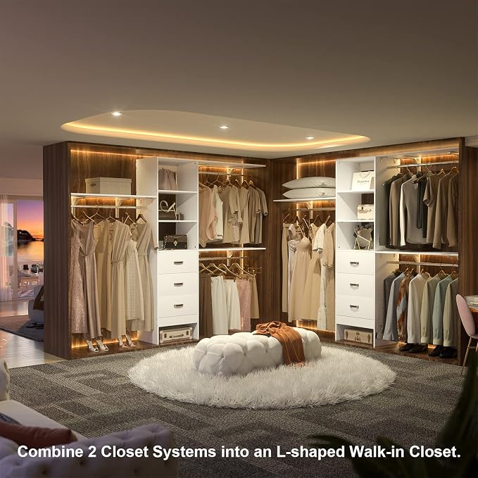 Armocity 96" Wood Closet System - Image 4